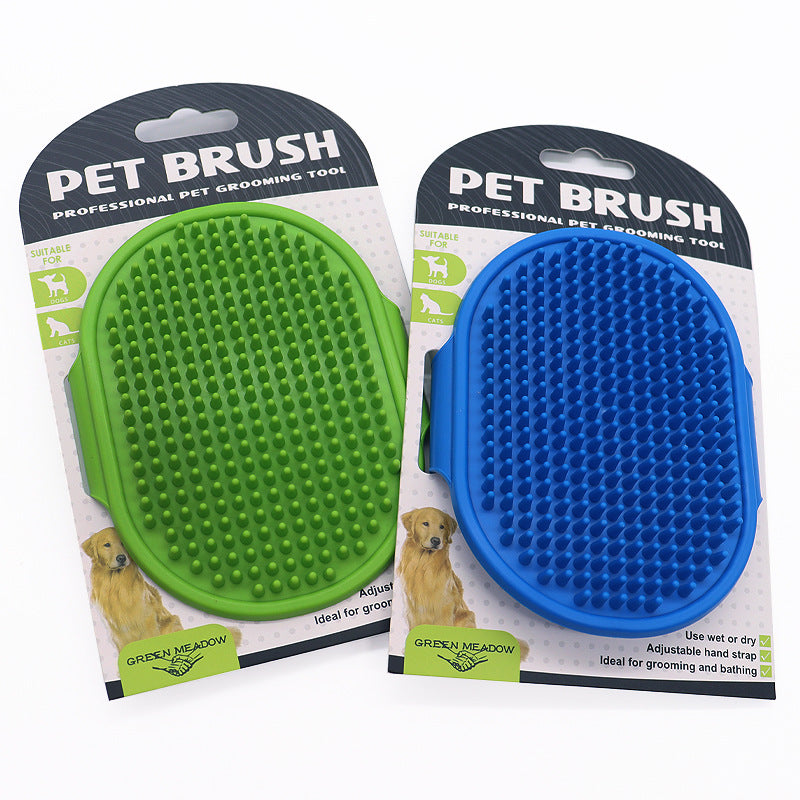 Soft Silicone Pet Bath Brush Dog Cat Massage Grooming Comb