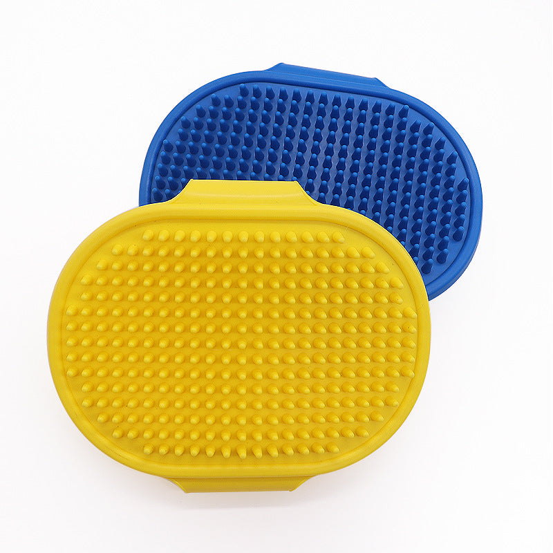 Soft Silicone Pet Bath Brush Dog Cat Massage Grooming Comb