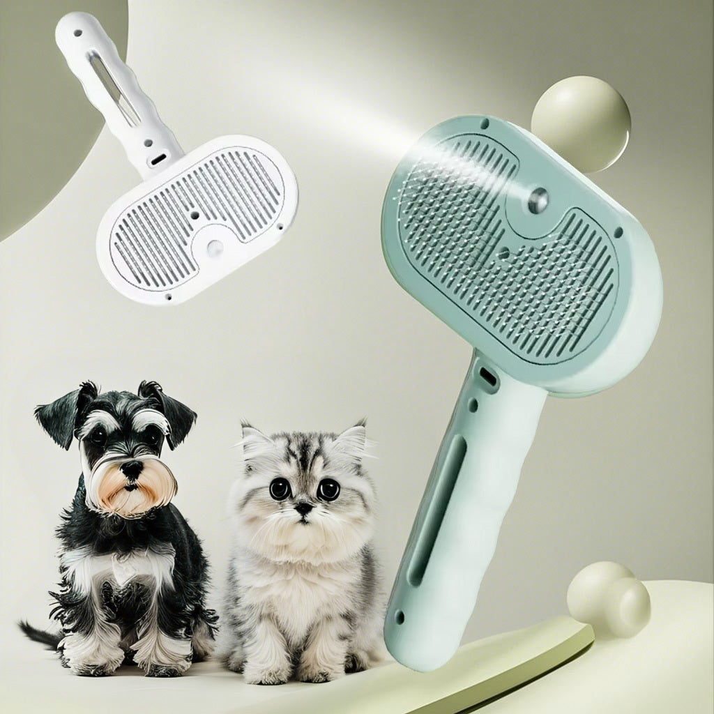 Pet Spray Hair Comb Mist Grooming Brush Cat Dog Dematting Tool