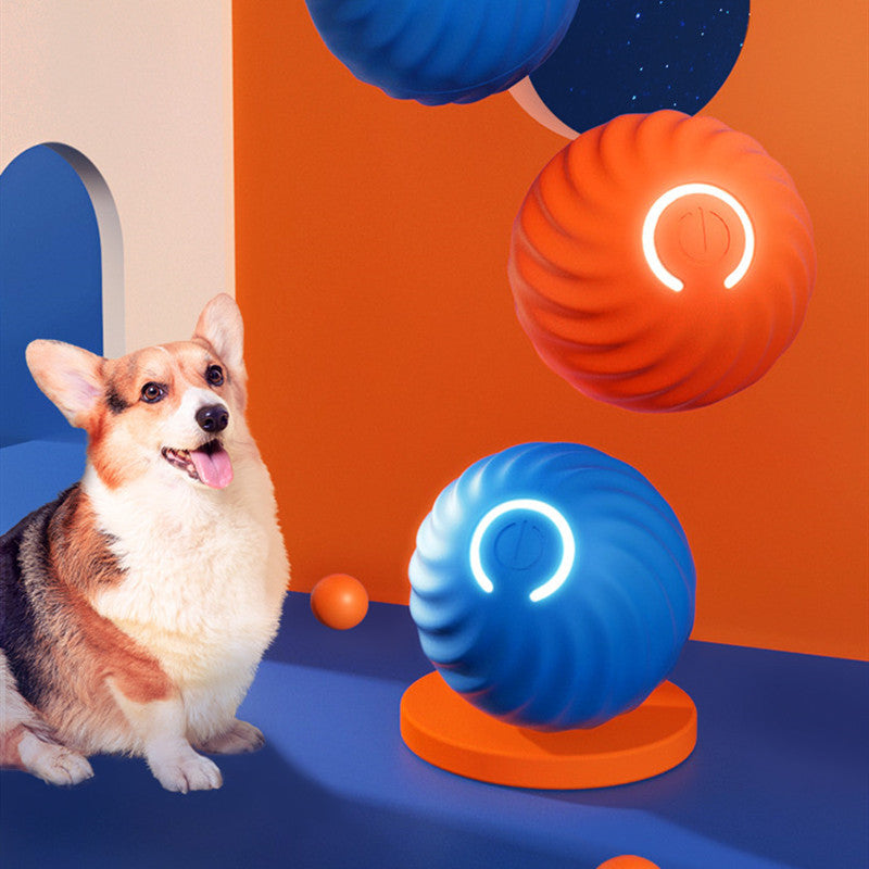 Dog Rubber Ball Chew Toy Bite Resistant Puppy Training Toy