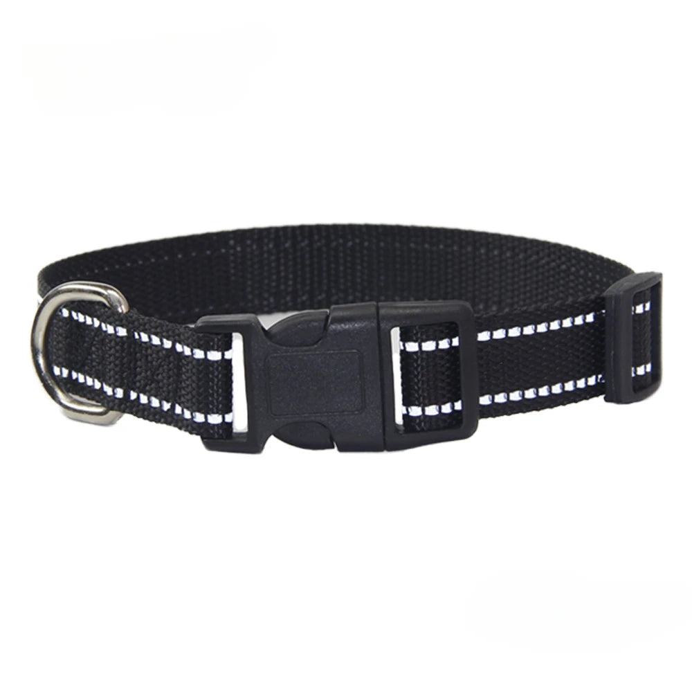Nylon Dog Collar Leash Set Small Medium Large Dogs Accessories