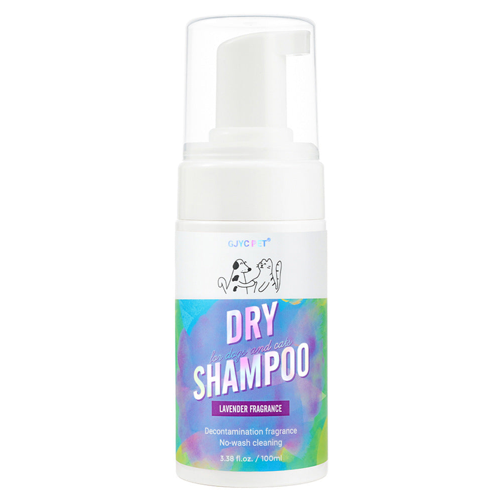 Cat Dry Shampoo Bubbles No Rinse Deodorizing Fragrant Pet Foam
