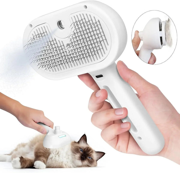 Pet Spray Hair Comb Mist Grooming Brush Cat Dog Dematting Tool
