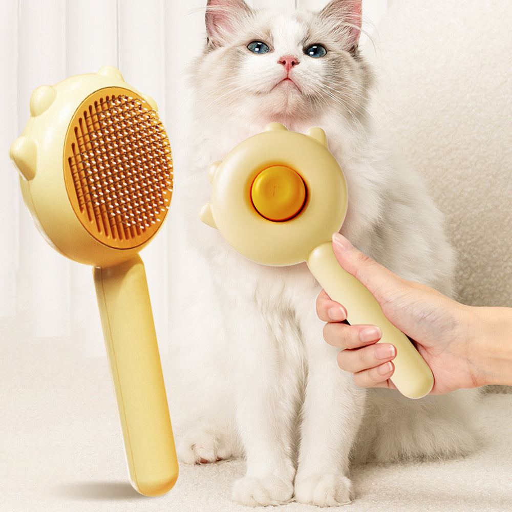 Cat Comb Massage Hair Removal Brush Dog Pet Grooming Scratcher