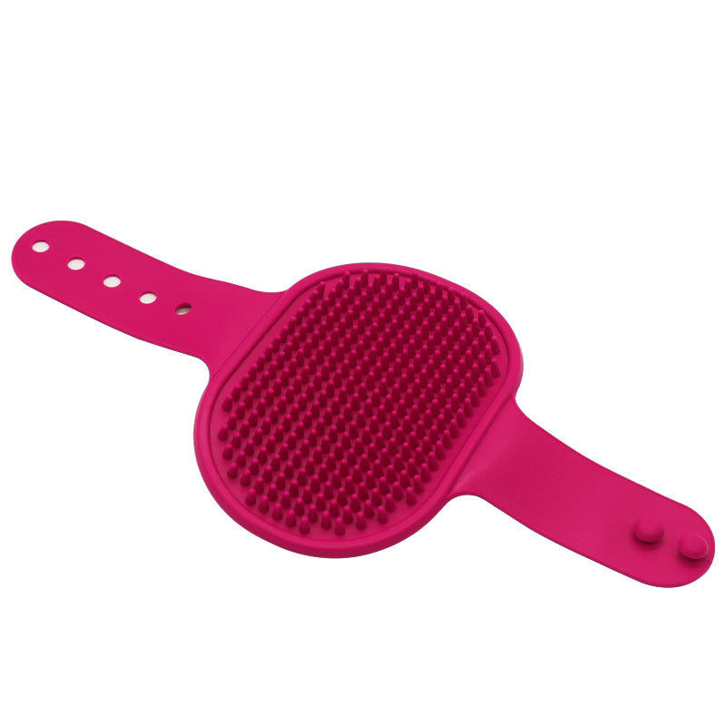 Soft Silicone Pet Bath Brush Dog Cat Massage Grooming Comb