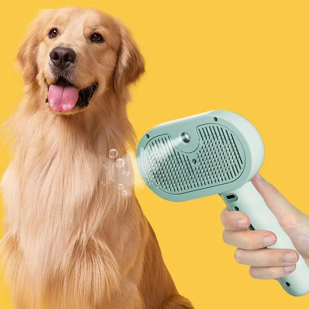 Pet Spray Hair Comb Mist Grooming Brush Cat Dog Dematting Tool