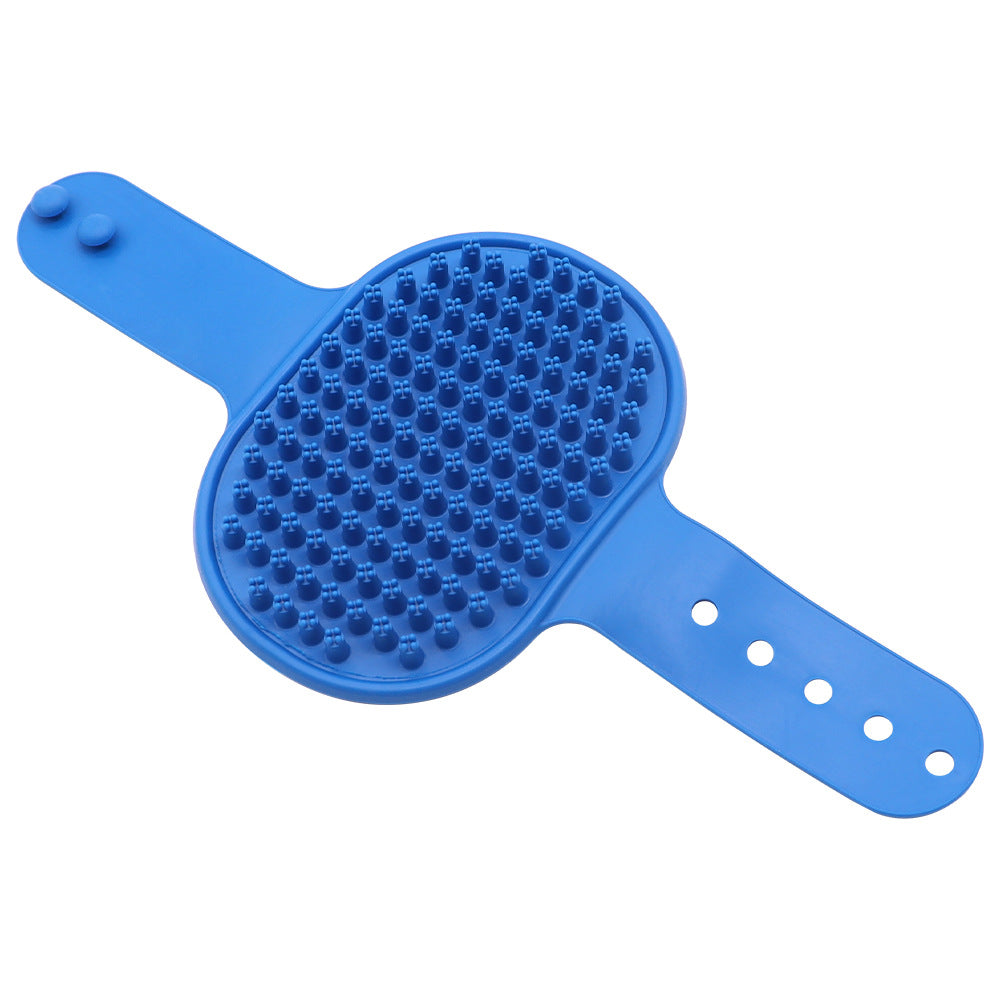 Soft Silicone Pet Bath Brush Dog Cat Massage Grooming Comb