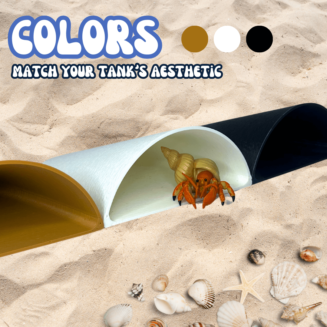 Minimalist Pocket Cave Shelter for Aquariums, Terrariums, Fish, Shrimp, Reptiles