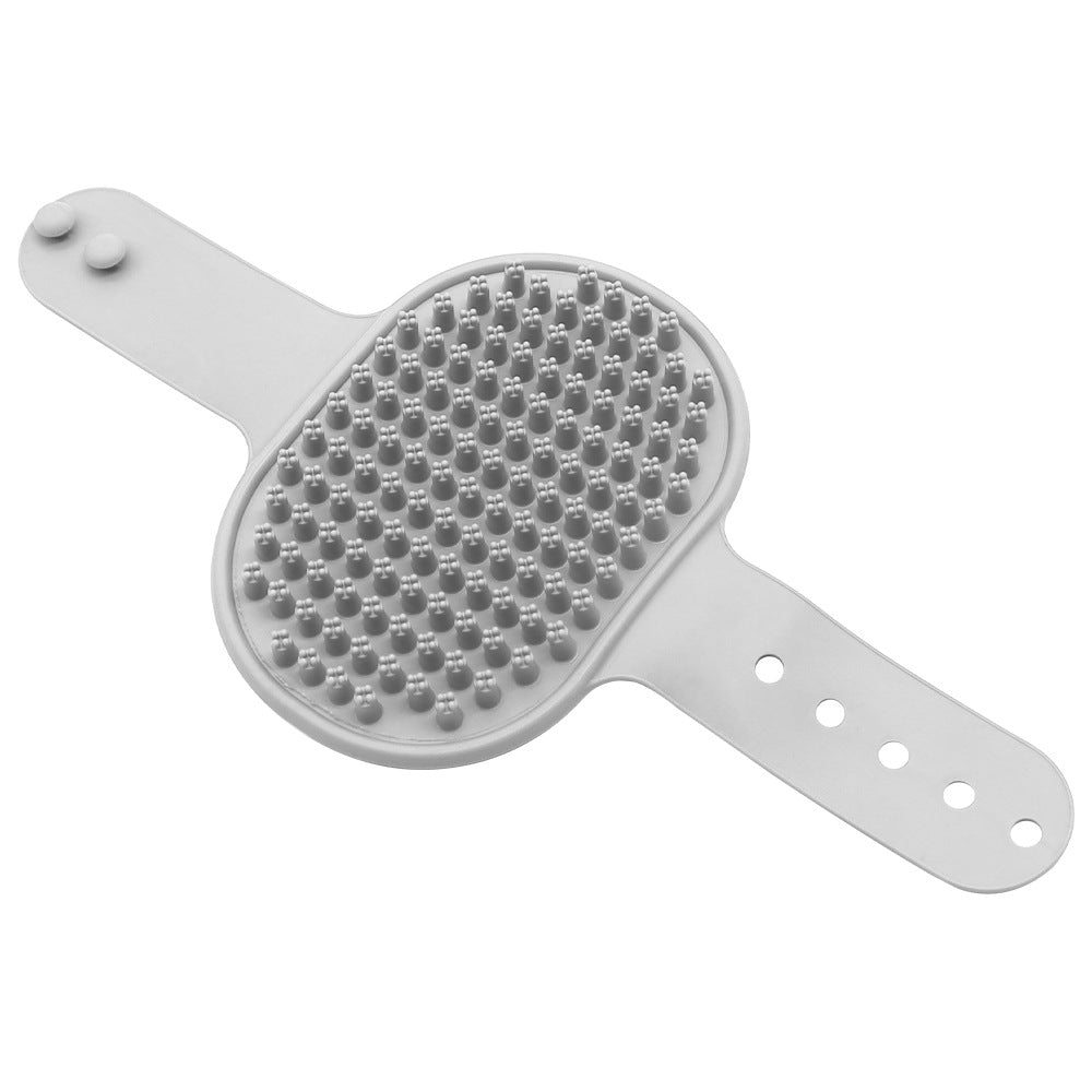 Soft Silicone Pet Bath Brush Dog Cat Massage Grooming Comb