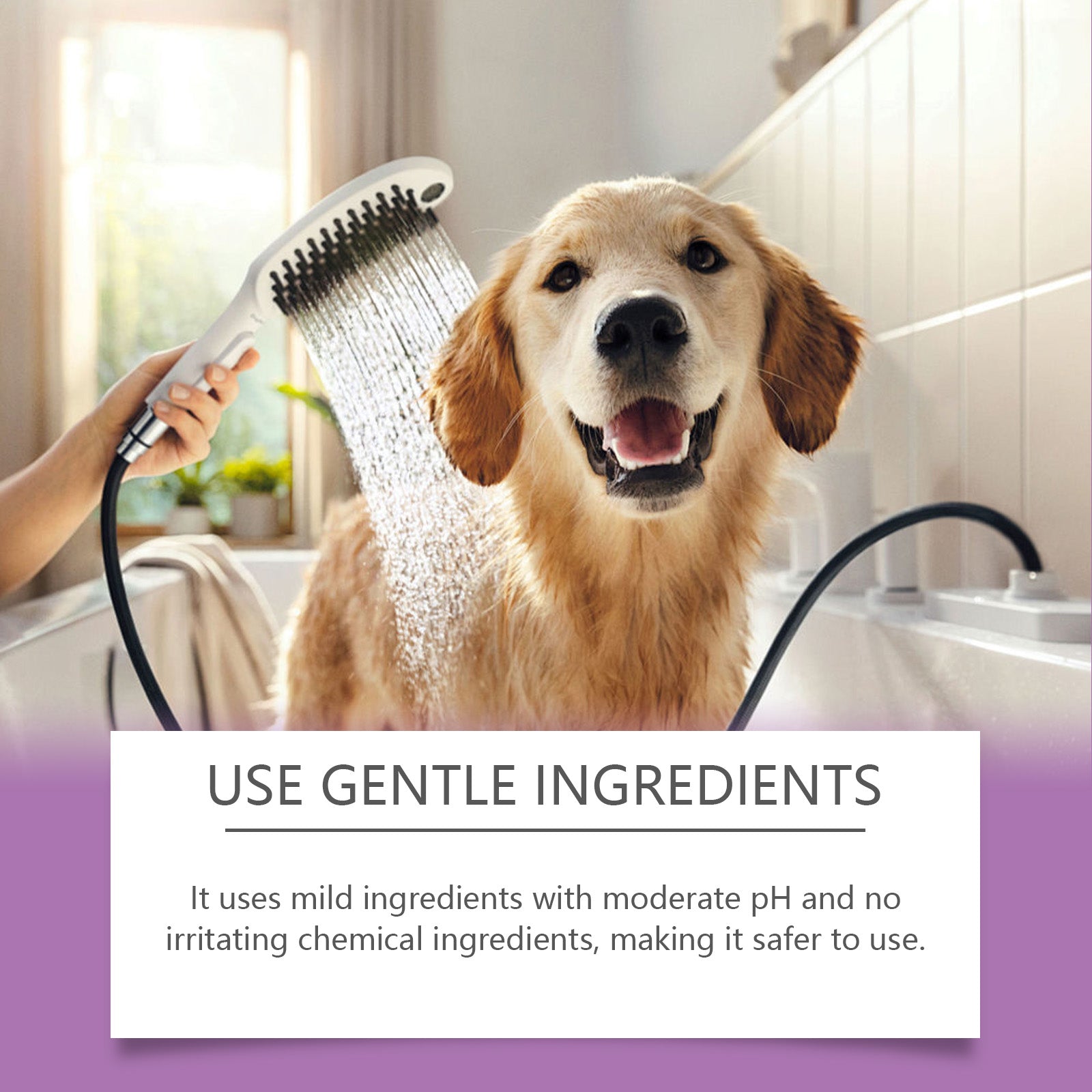 Pet Lavender Shampoo Gentle Clean Cat Dog Hair Fluffy Fragrant