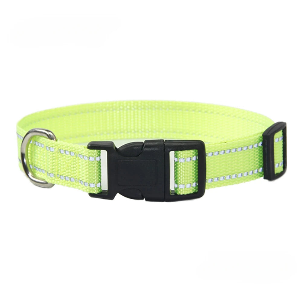 Nylon Dog Collar Leash Set Small Medium Large Dogs Accessories