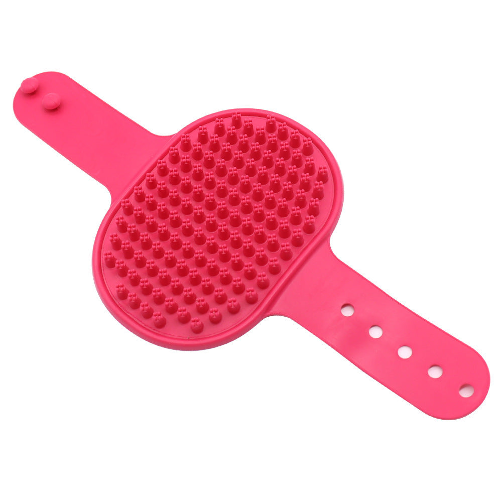 Soft Silicone Pet Bath Brush Dog Cat Massage Grooming Comb