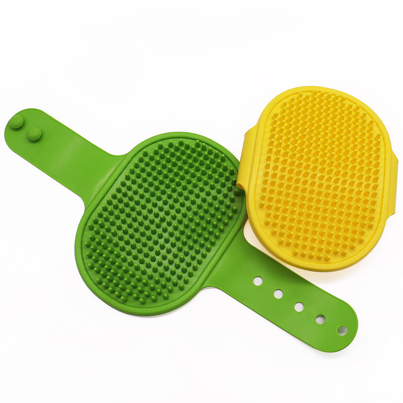 Soft Silicone Pet Bath Brush Dog Cat Massage Grooming Comb