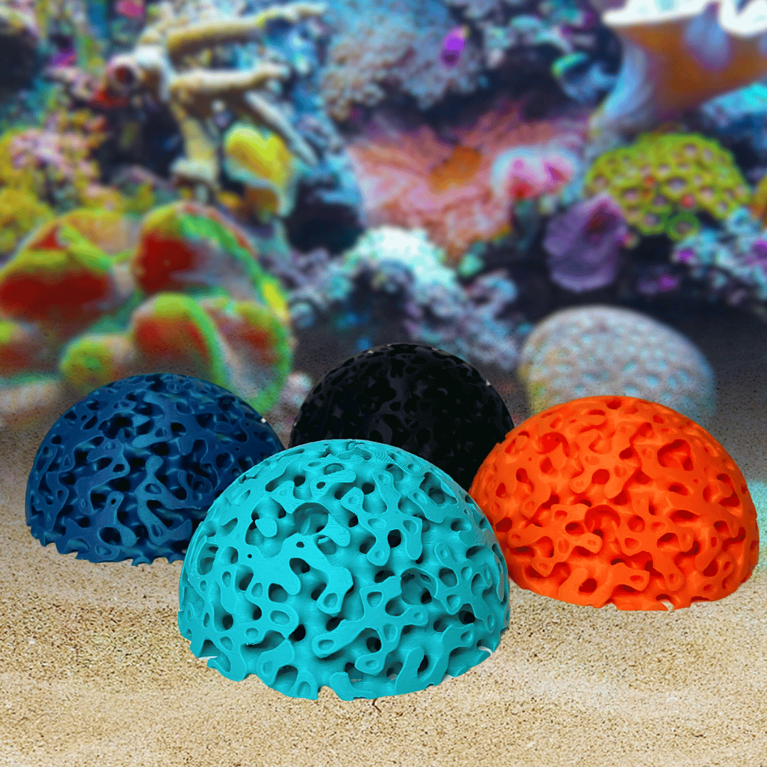 Aquarium Dome Coral Frag Stand Reef Replica Display Base Holder