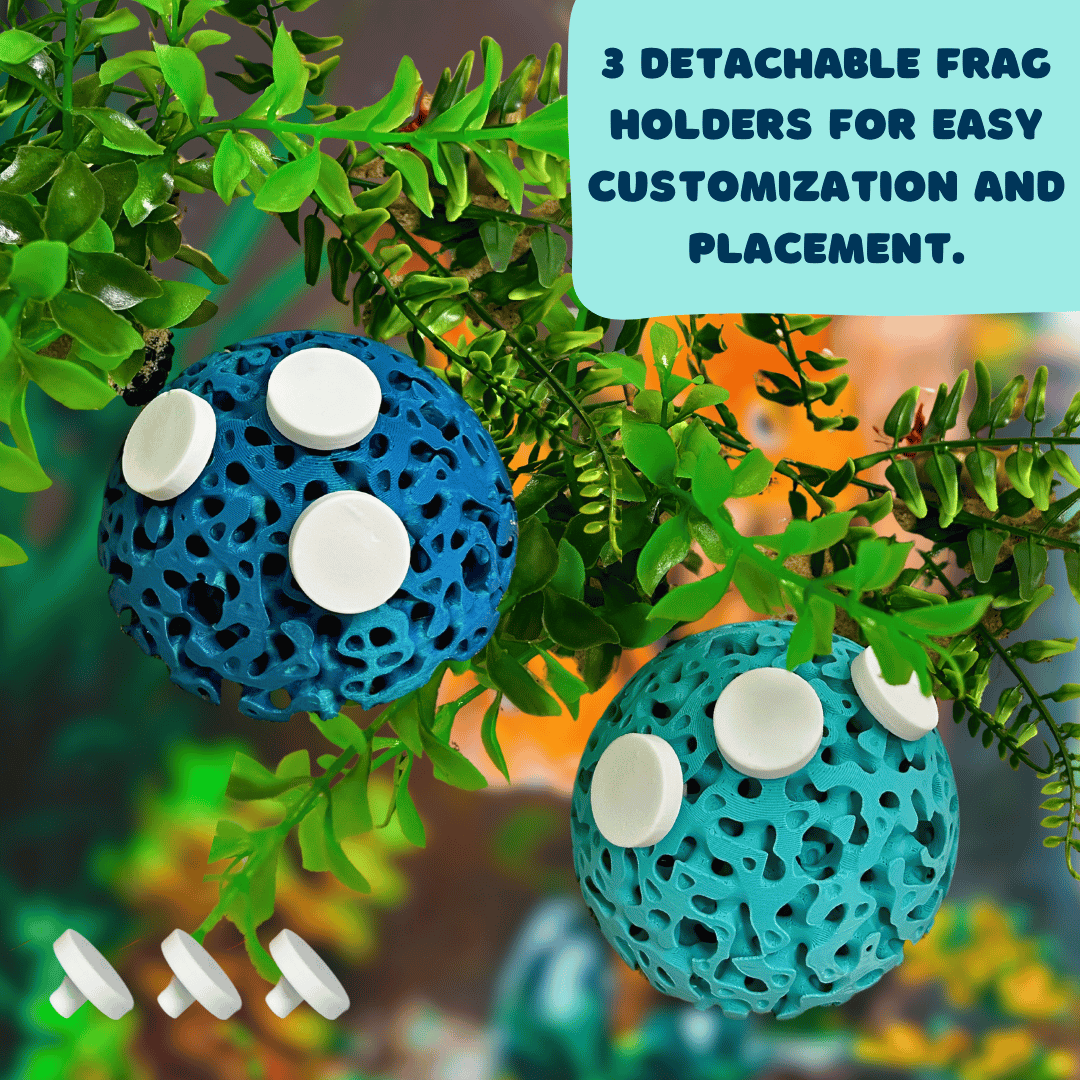Aquarium Dome Coral Frag Stand Reef Replica Display Base Holder
