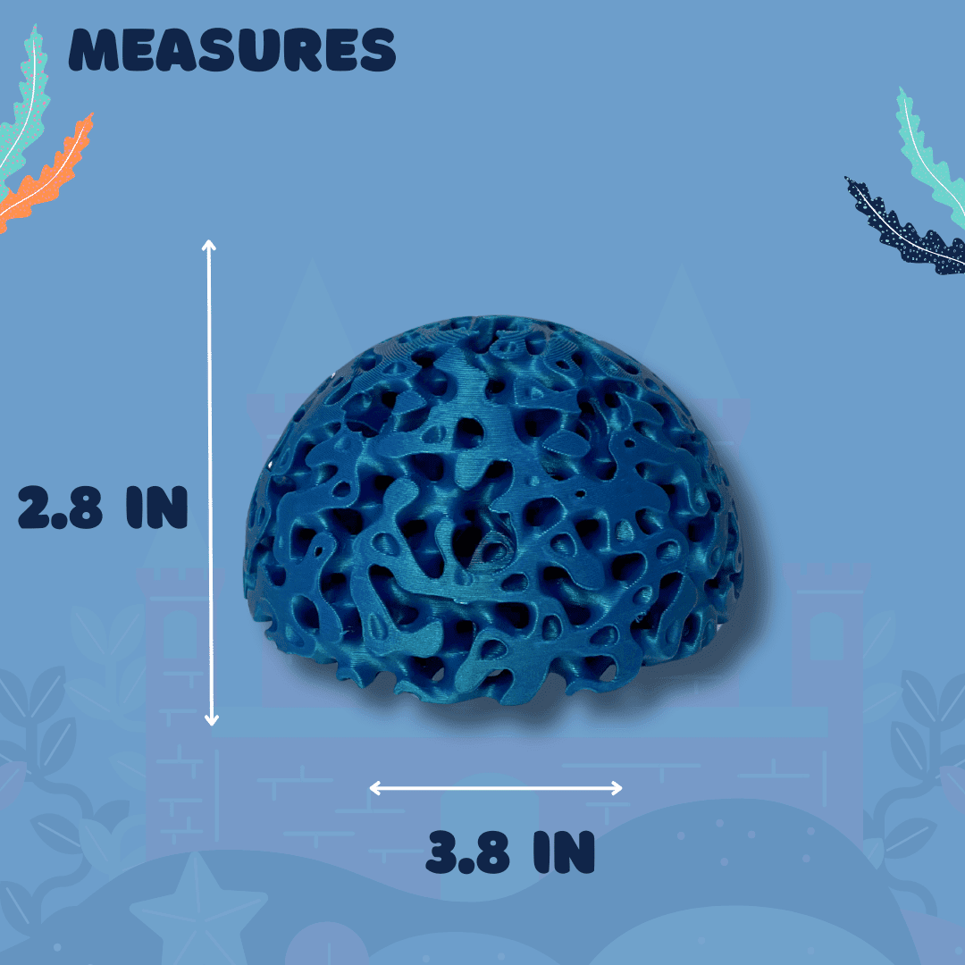 Aquarium Dome Coral Frag Stand Reef Replica Display Base Holder