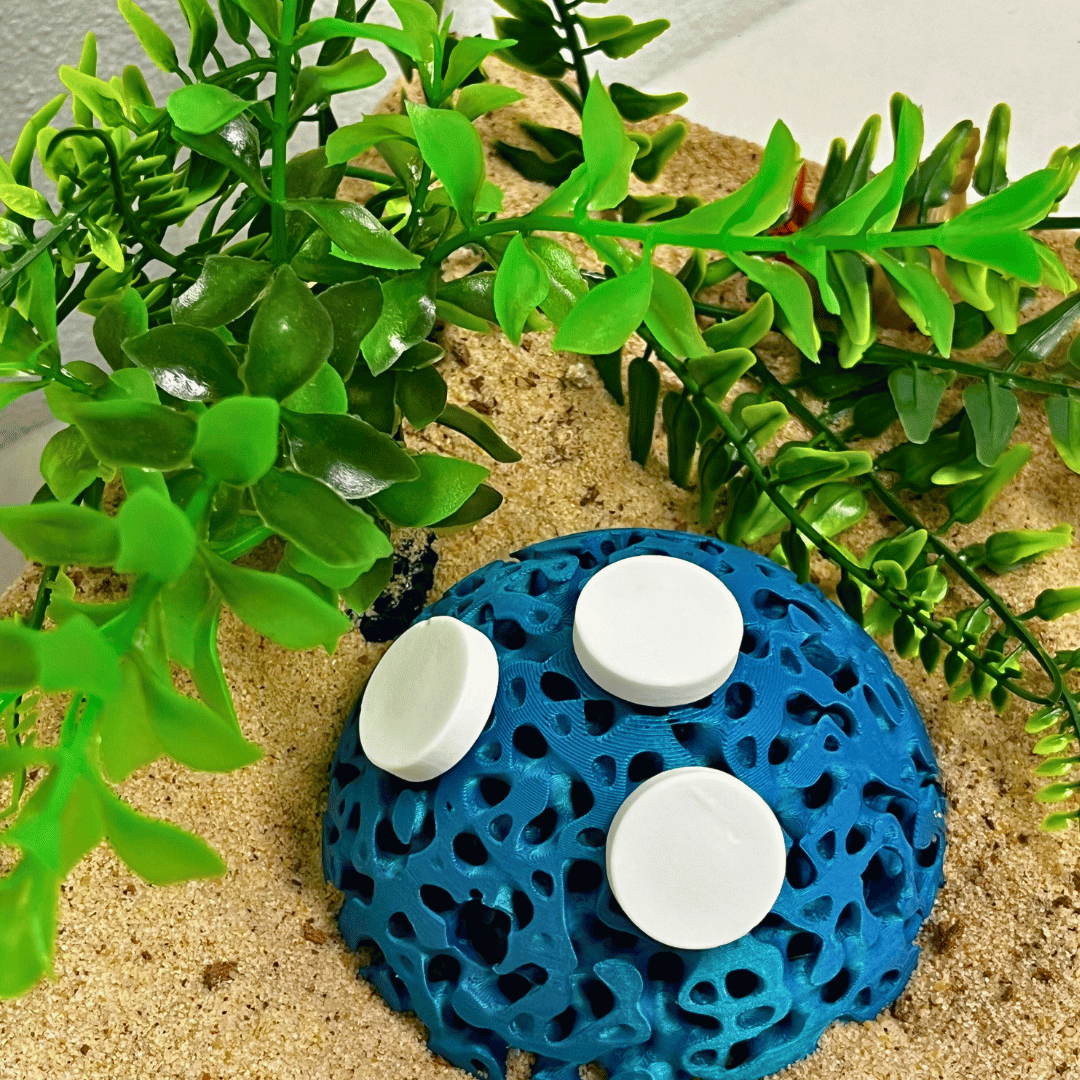 Aquarium Dome Coral Frag Stand Reef Replica Display Base Holder