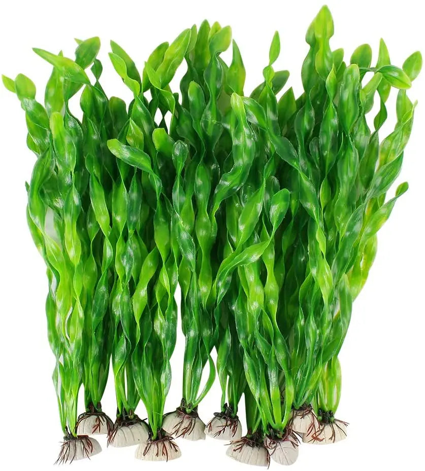 Artificial Aquarium Plants Plastic Seaweed Fish Tank Decoration Assorted Pack