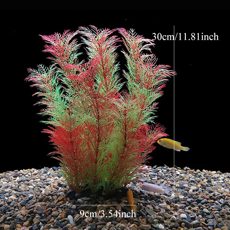Artificial Aquarium Plants Plastic Underwater Fish Tank Realistic Decorations