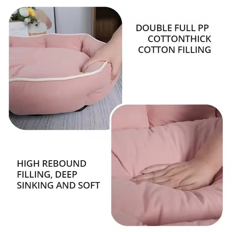 Pet Sofa Bed Large Dog Cat Winter Warm Sleeping Cushion