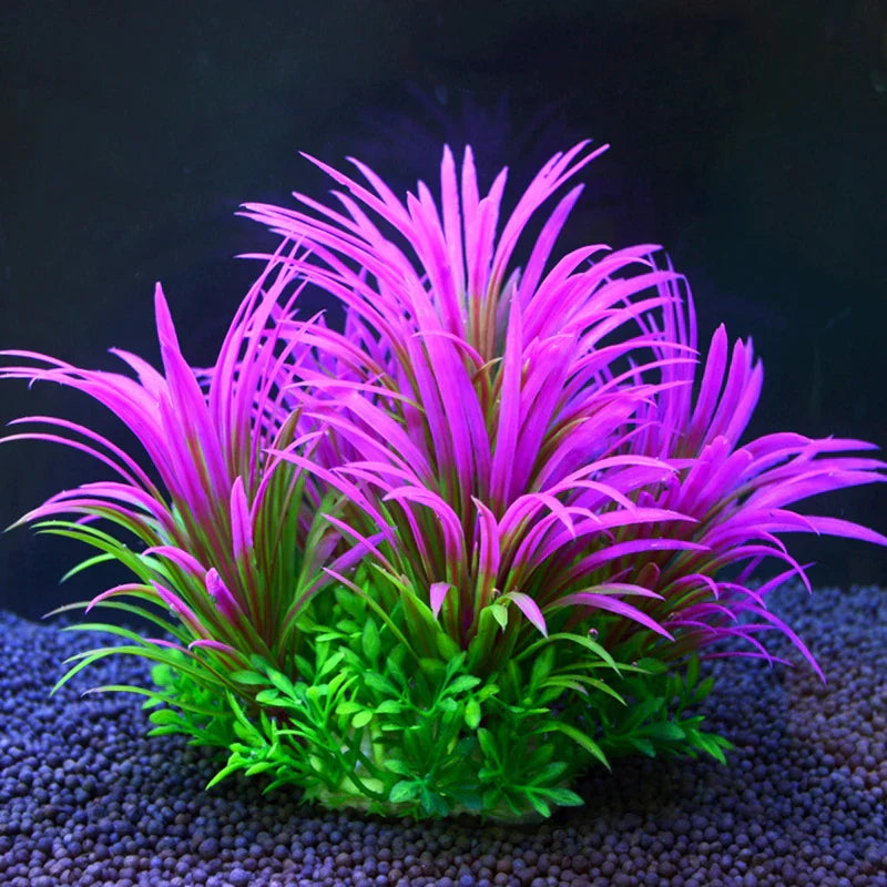 Artificial Aquarium Plants Plastic Underwater Fish Tank Realistic Decorations