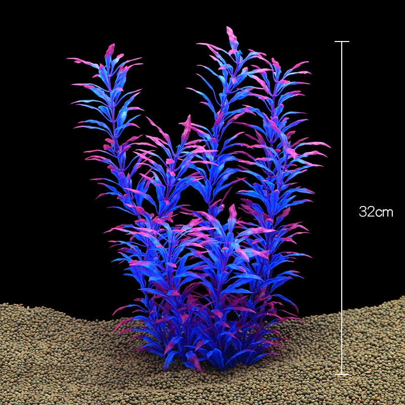 Artificial Aquarium Plants Plastic Underwater Fish Tank Realistic Decorations