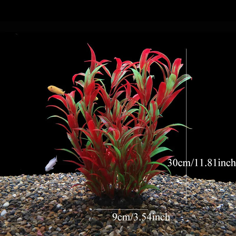 Artificial Aquarium Plants Plastic Underwater Fish Tank Realistic Decorations