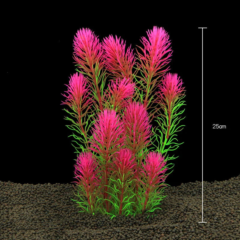 Artificial Aquarium Plants Plastic Underwater Fish Tank Realistic Decorations