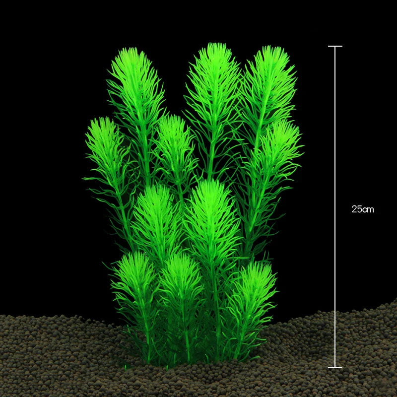 Artificial Aquarium Plants Plastic Underwater Fish Tank Realistic Decorations
