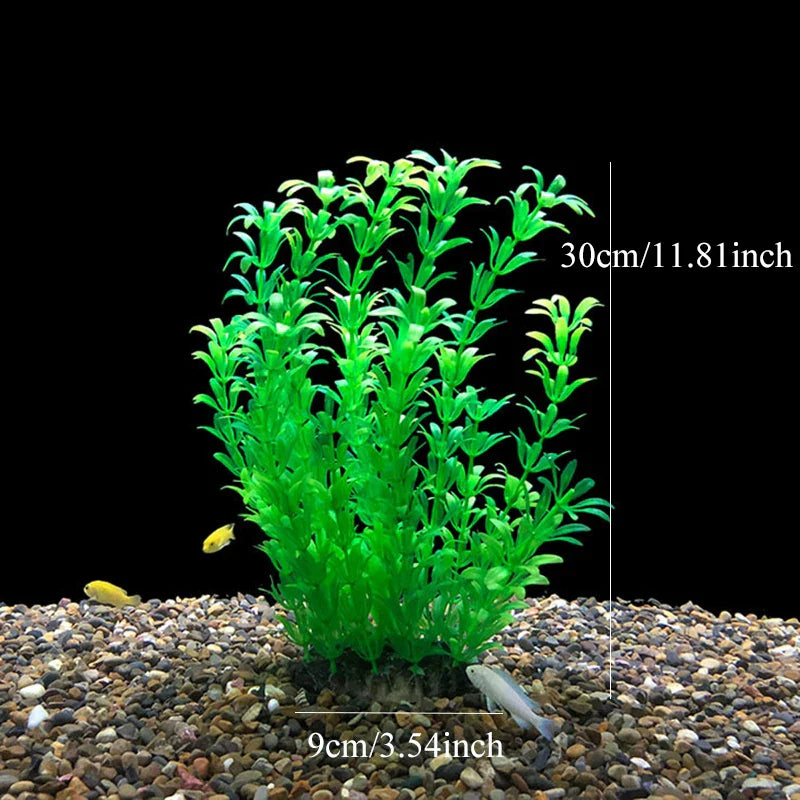 Artificial Aquarium Plants Plastic Underwater Fish Tank Realistic Decorations