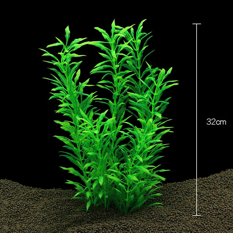 Artificial Aquarium Plants Plastic Underwater Fish Tank Realistic Decorations