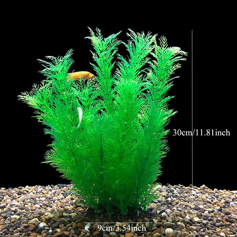 Artificial Aquarium Plants Plastic Underwater Fish Tank Realistic Decorations