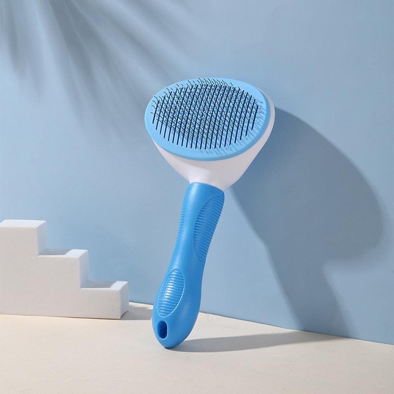 Self Cleaning Pet Hair Remover Brush Dog Cat Grooming Comb