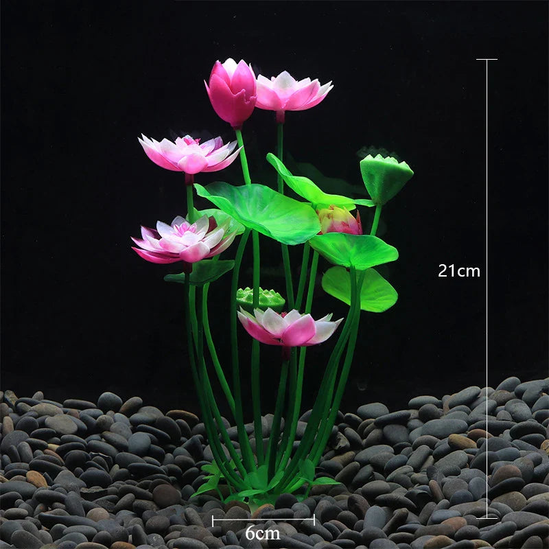 Artificial Aquarium Plants Plastic Underwater Fish Tank Realistic Decorations