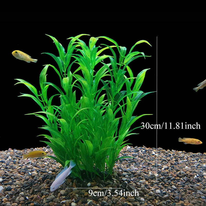 Artificial Aquarium Plants Plastic Underwater Fish Tank Realistic Decorations
