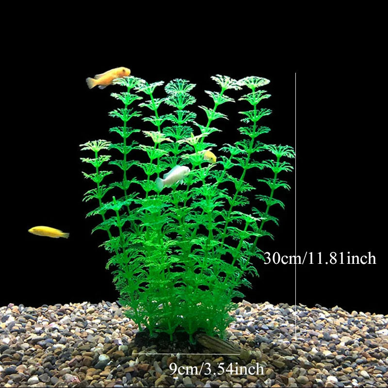 Artificial Aquarium Plants Plastic Underwater Fish Tank Realistic Decorations