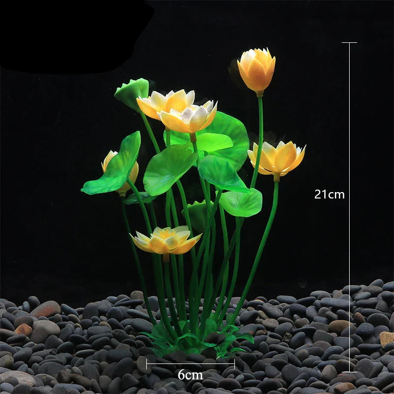 Artificial Aquarium Plants Plastic Underwater Fish Tank Realistic Decorations