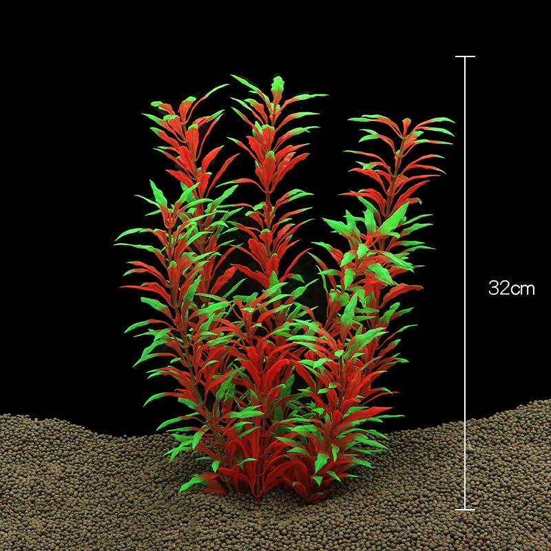 Artificial Aquarium Plants Plastic Underwater Fish Tank Realistic Decorations