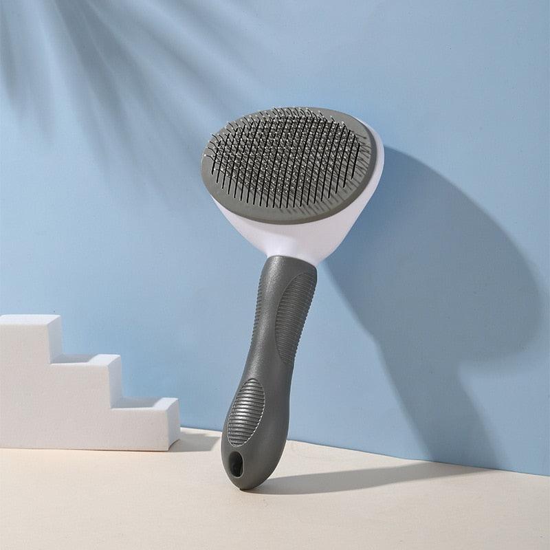 Self Cleaning Pet Hair Remover Brush Dog Cat Grooming Comb