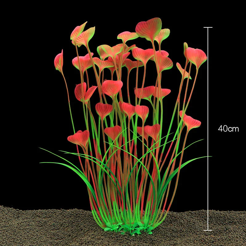 Artificial Aquarium Plants Plastic Underwater Fish Tank Realistic Decorations