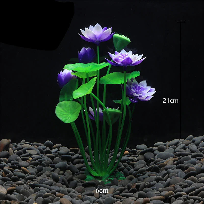 Artificial Aquarium Plants Plastic Underwater Fish Tank Realistic Decorations