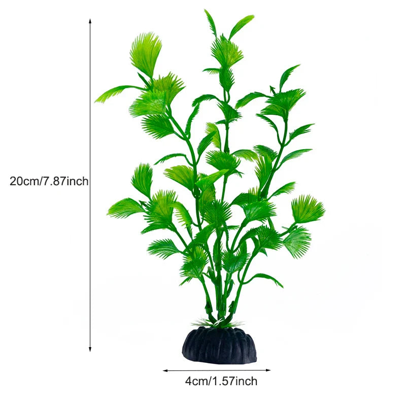 Artificial Aquarium Plants Plastic Underwater Fish Tank Realistic Decorations
