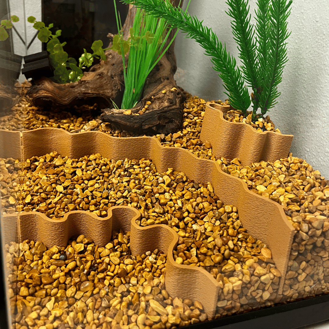 Aquarium Terrarium Substrate Cliff Combo Pack Layered Depth Scaping