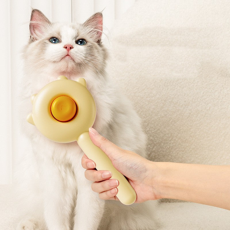 Cat Comb Massage Hair Removal Brush Dog Pet Grooming Scratcher