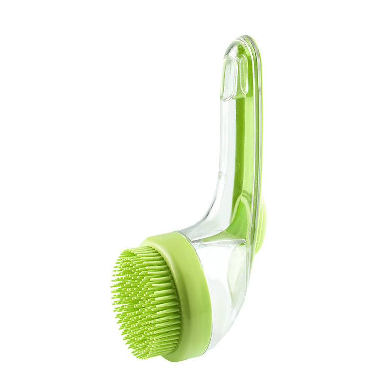 Long Handle Pet Bath Brush Dog Cat Grooming Shower Comb