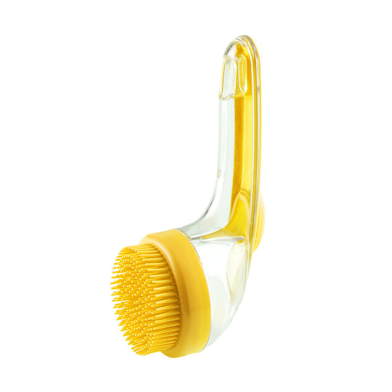 Long Handle Pet Bath Brush Dog Cat Grooming Shower Comb