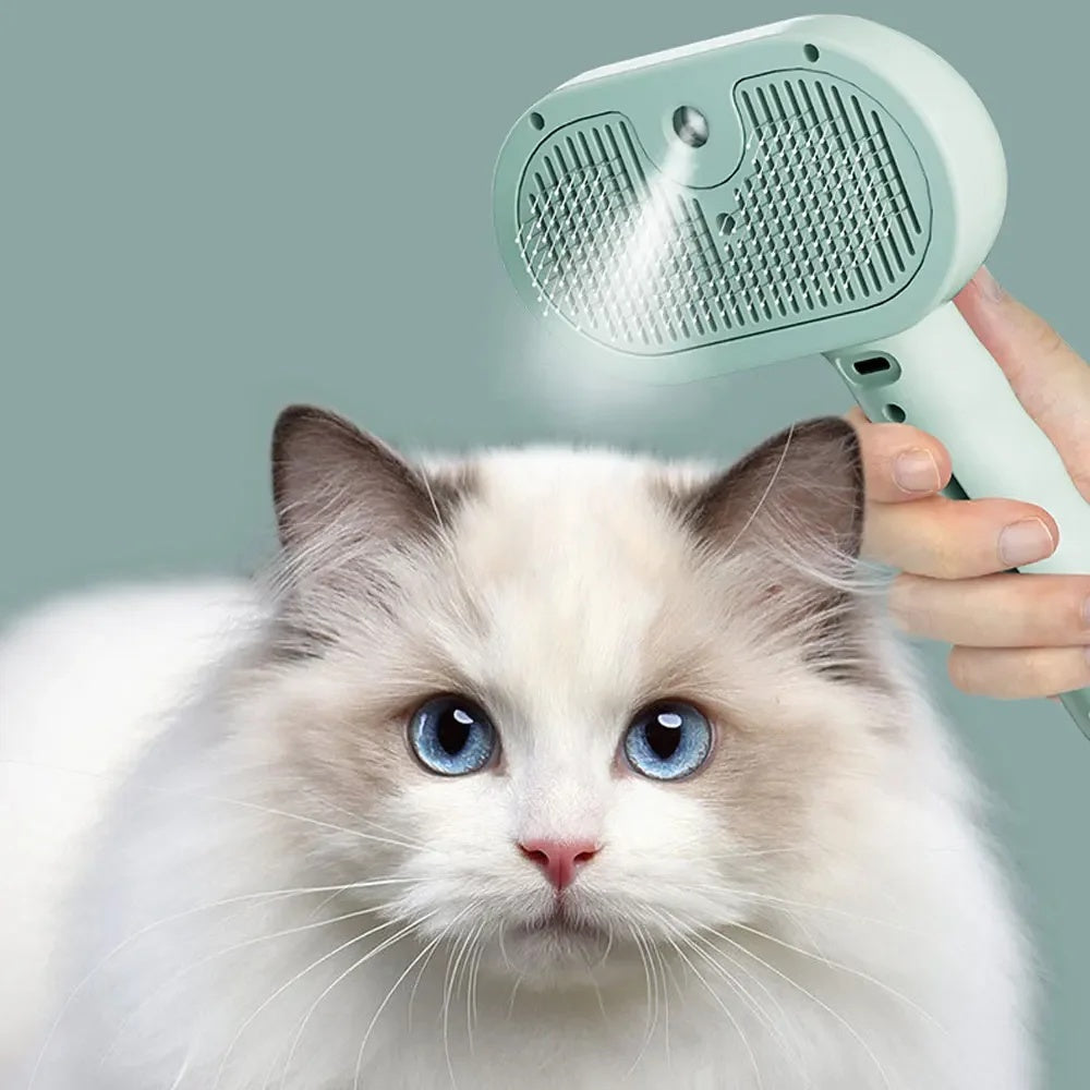 Pet Spray Hair Comb Mist Grooming Brush Cat Dog Dematting Tool