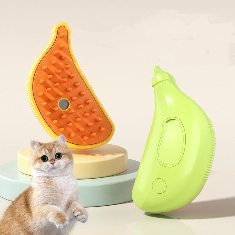 3 In 1 Pet Steam Brush Cat Dog Grooming Spray Comb