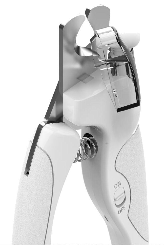 Clip Tronic LED USB Rechargeable Precision Cat Dog Nail Clipper